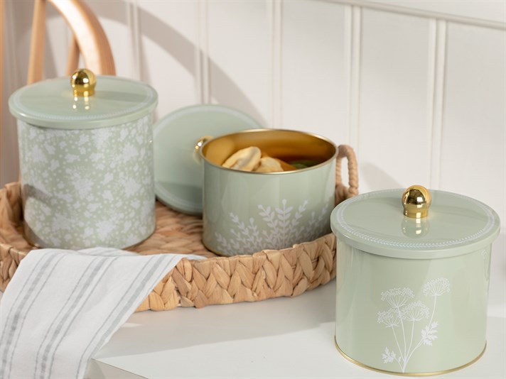 Bloom Metal Storage Box 14x10 cm Green