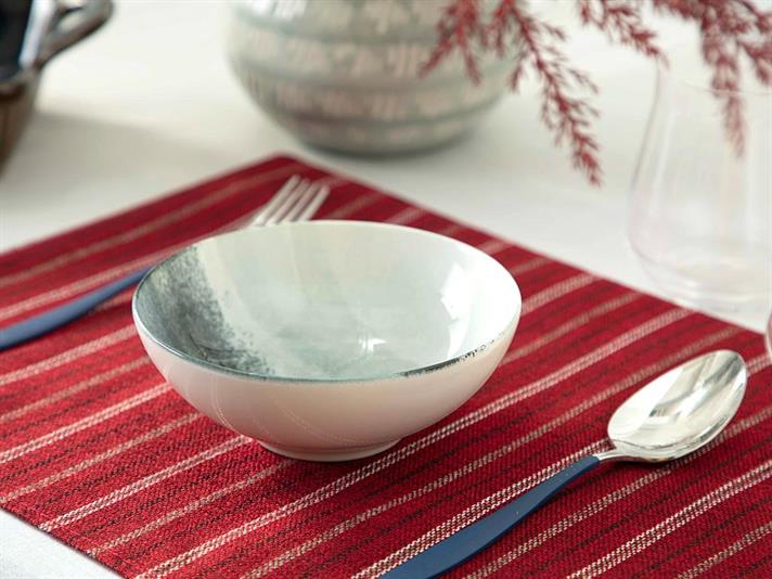 Blue Passion bone porcelain Bowl 14 cm Blue-Beige