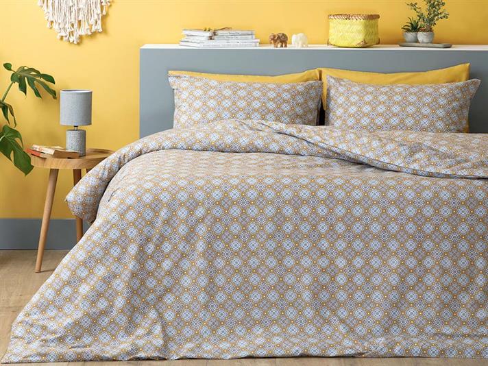 Bohem Touch Bumbac For One Person  SET LENJERIE DE PAT 160x220 cm Hardal