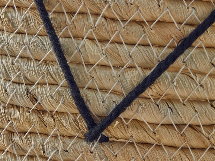 Cos depozitare, Boheme, rachita, 32x24 cm, crem