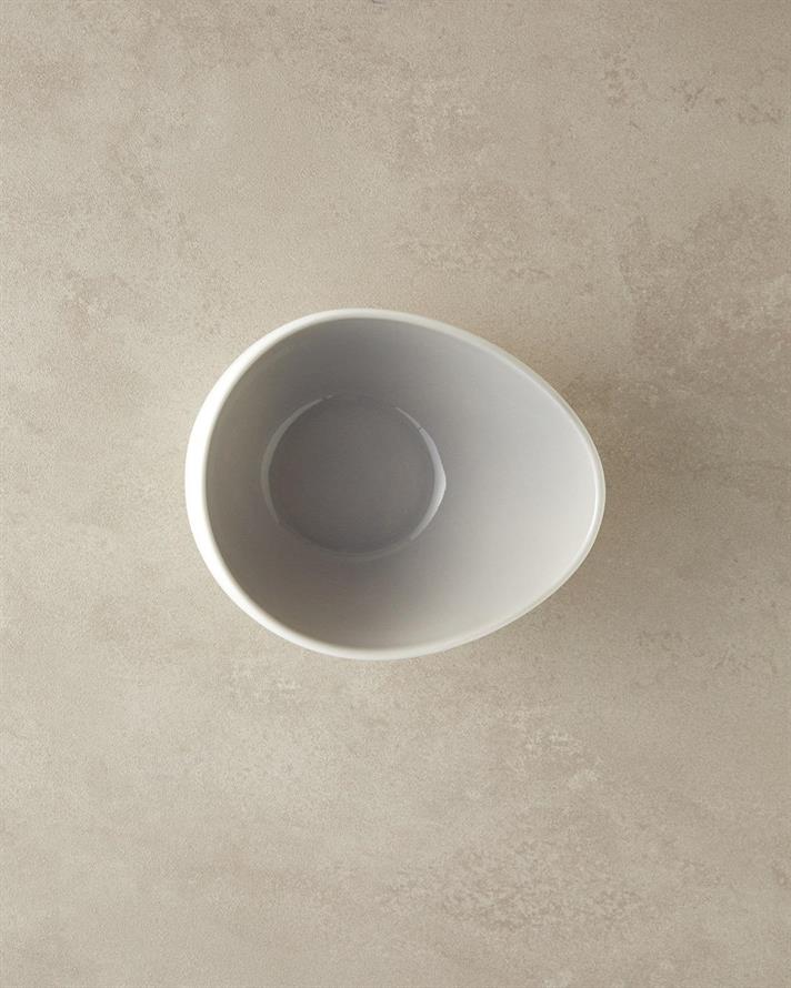 Bol, Boho, portelan, 30 cm, gri