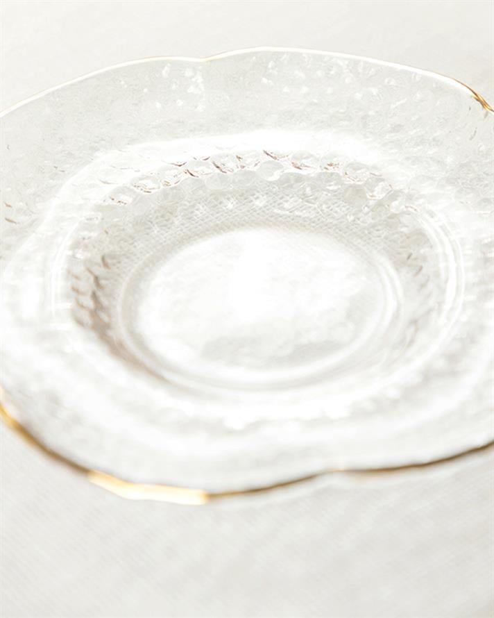 Bol gustare, Lyra, sticlă, 10 cm, transparent