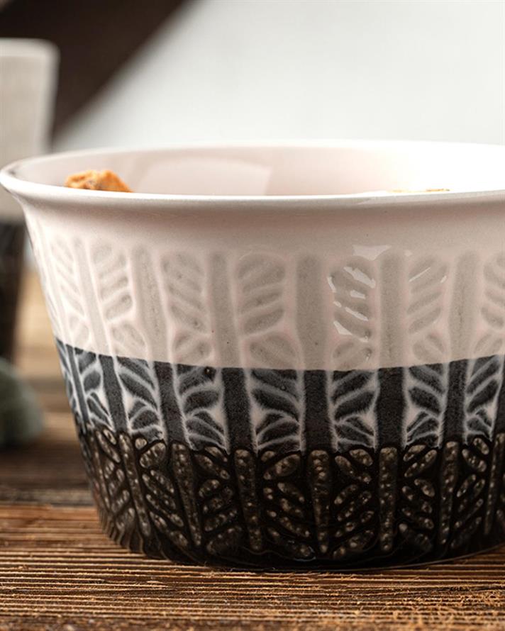 Bol, Nora, ceramică, 530 ml, negru