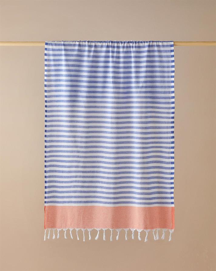 bomboane Regenerat Dungat Peshtamal 90x150 cm Bleumarin - Portocaliu