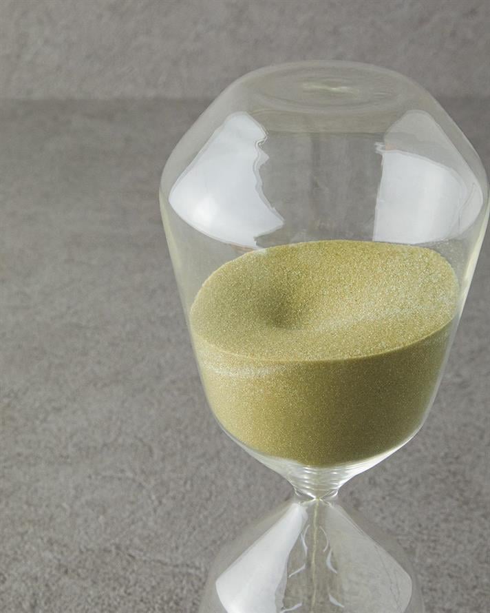 Bonita Clepsidră 9x9x24,5 cm Bej