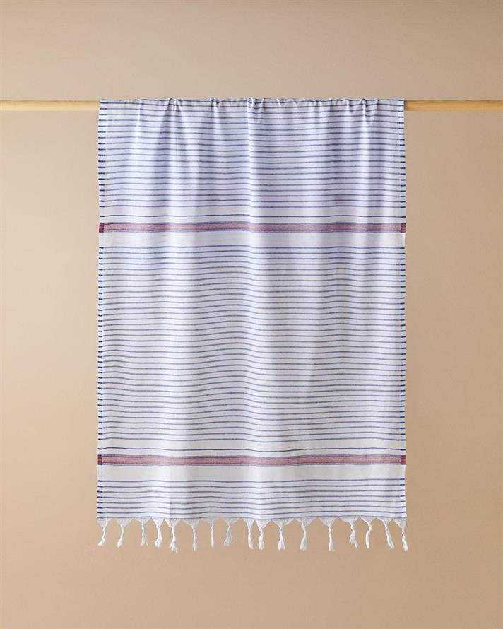 Bony Prosop De Plajă Cu Dungi, Rejenere, 90*150 Cm, Fuschia