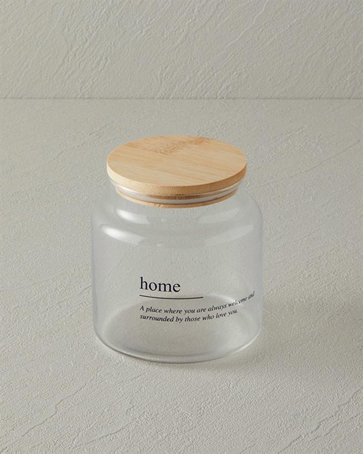 Home Glass Jar 635 ml Transparent