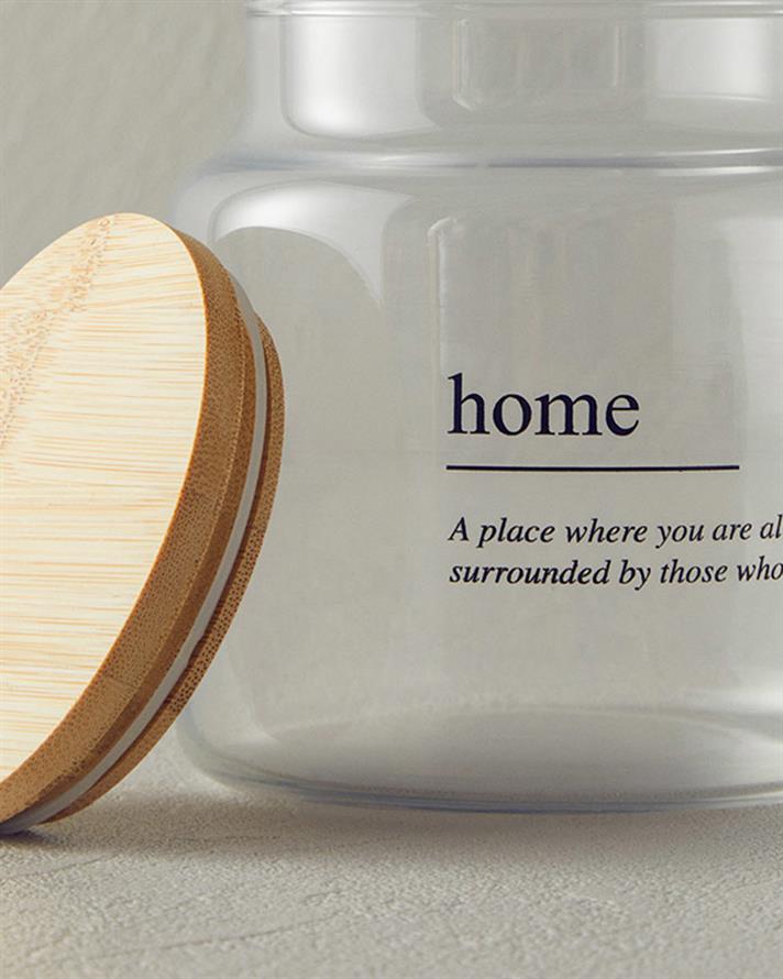 Home Glass Jar 635 ml Transparent