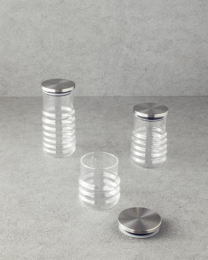 Borosilicat Borcan 1150 ml Transparent