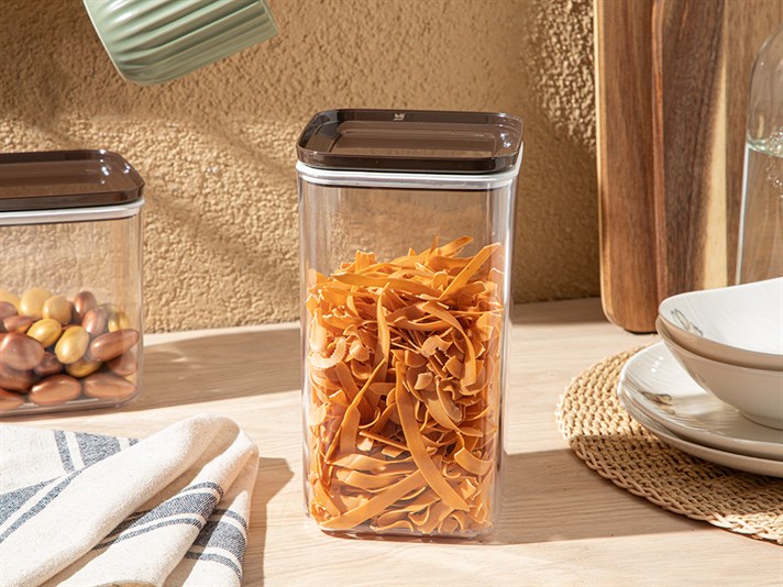 Brena Plastic 3 Set Food Container 1,5L Brown