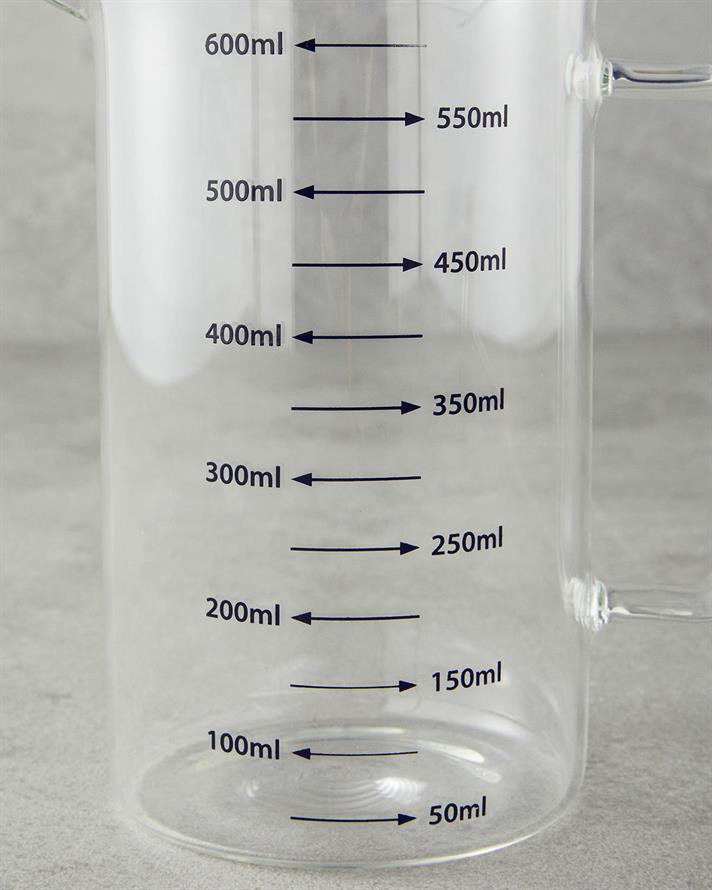Borosilicat Presă Franceză 600 ml Transparent