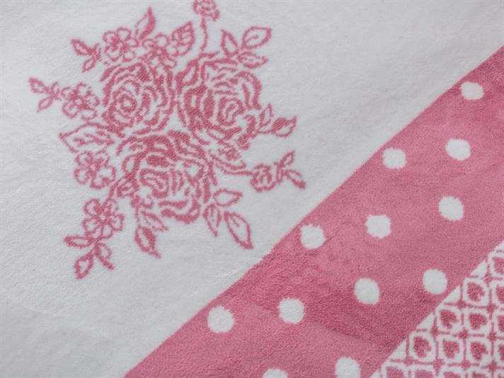 Brier se ridică Cottony Double Person  PĂTURĂ 200x220 cm Rose Color