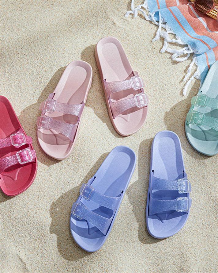 Bright Sandale Damă, Pvc, 36, Caramel