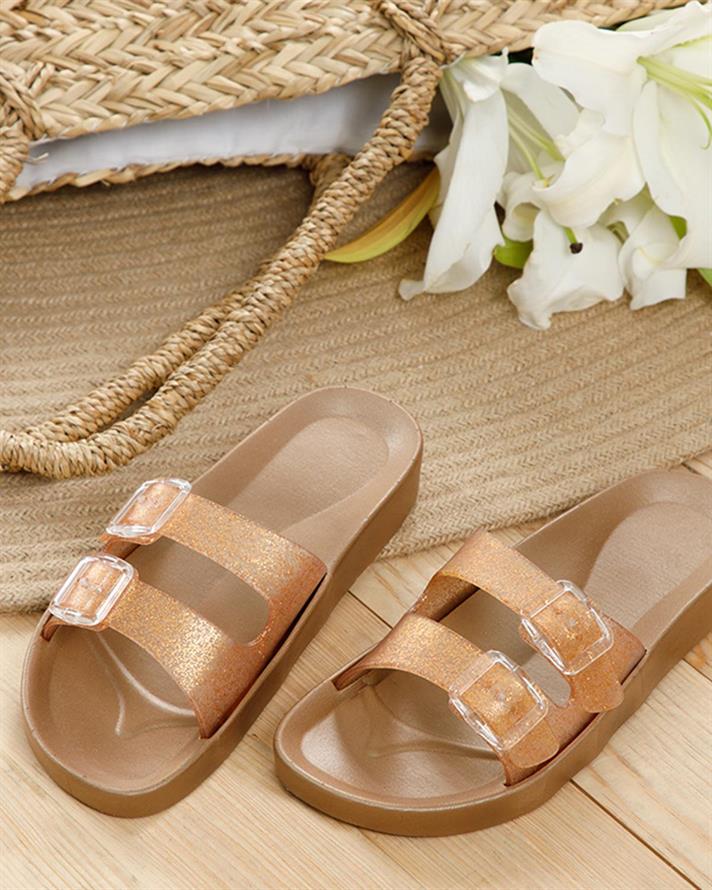 Bright Sandale Papuci De Casă, 36, Roșu-Negru