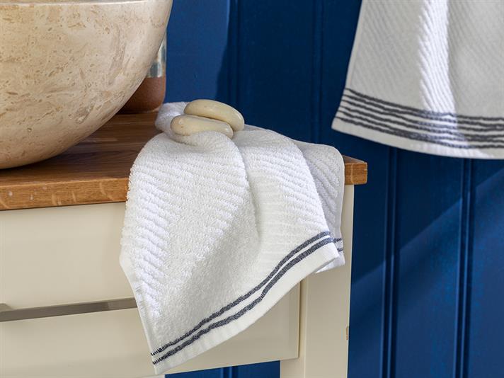 Bronte Armured Hand Towel 30x40 cm White