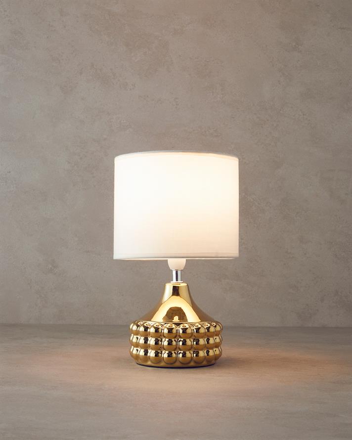 Bruna Ceramică Abajur 29 cm Bej Gold