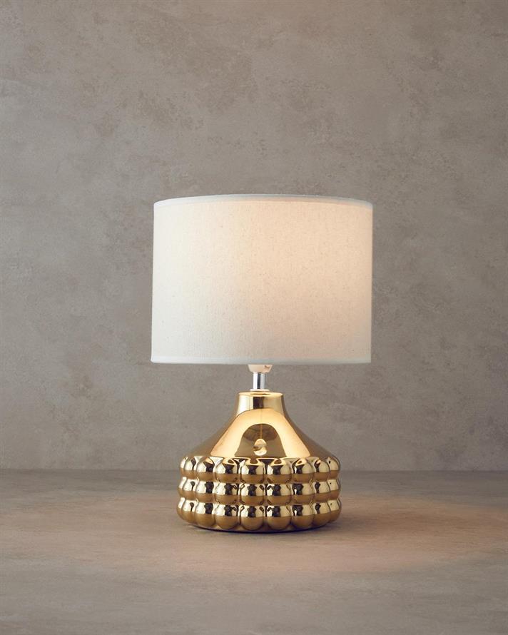 Bruna Ceramică Abajur 31 cm Bej Gold