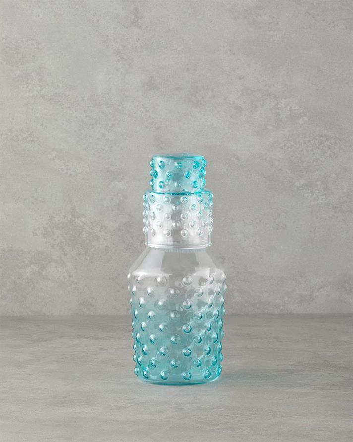 Bubbles Sticlă Noptieră Carafă 1150 ml Albastru
