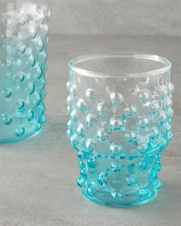 Bubbles Sticlă Noptieră Carafă 1150 ml Albastru