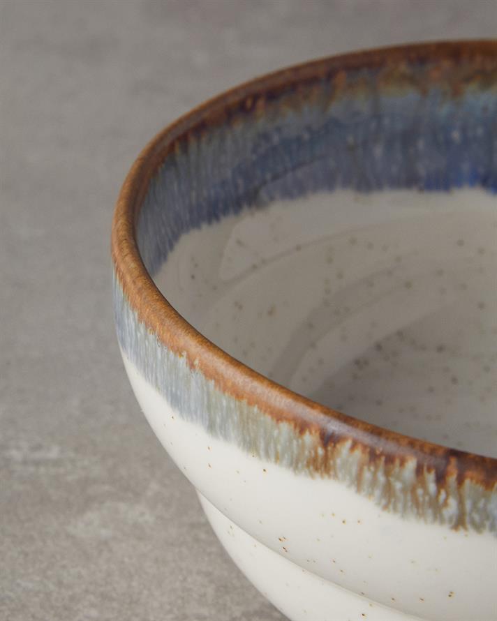 Bol, Bubly, portelan, 13 cm, bleu