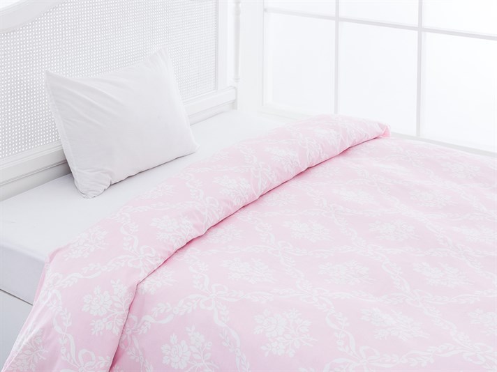 Buchet Buchet Cu Bumbac Single Lenjerie De Pat 160x220 cm Roz