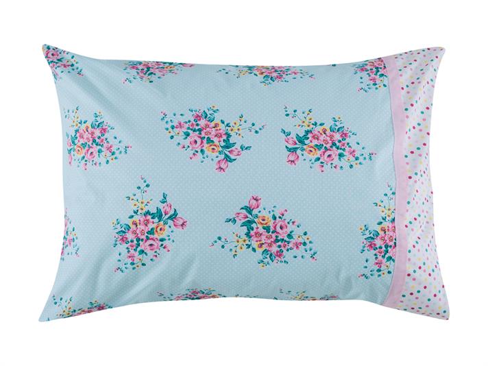 Buchet de lalele Cu Bumbac Cu 2 Piese Față De Pernă 50x70 cm Roz