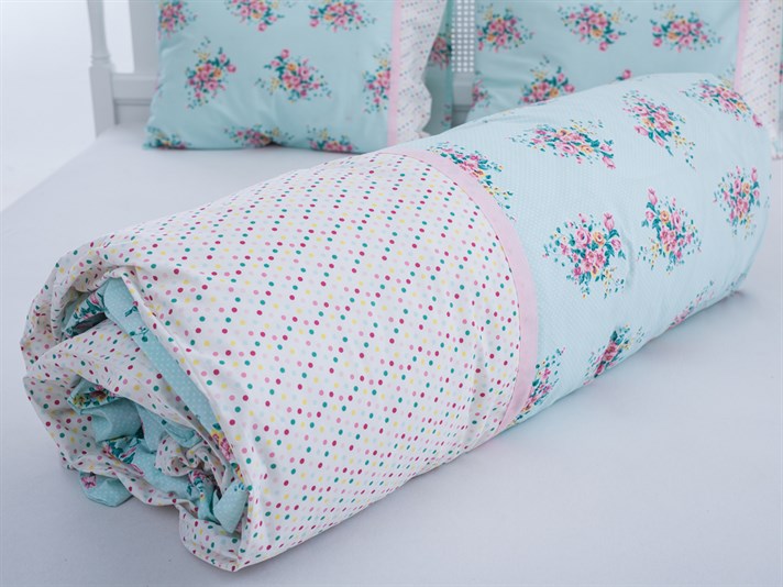 Buchet de lalele Cu Bumbac Double Lenjerie De Pat 200x220 cm Roz