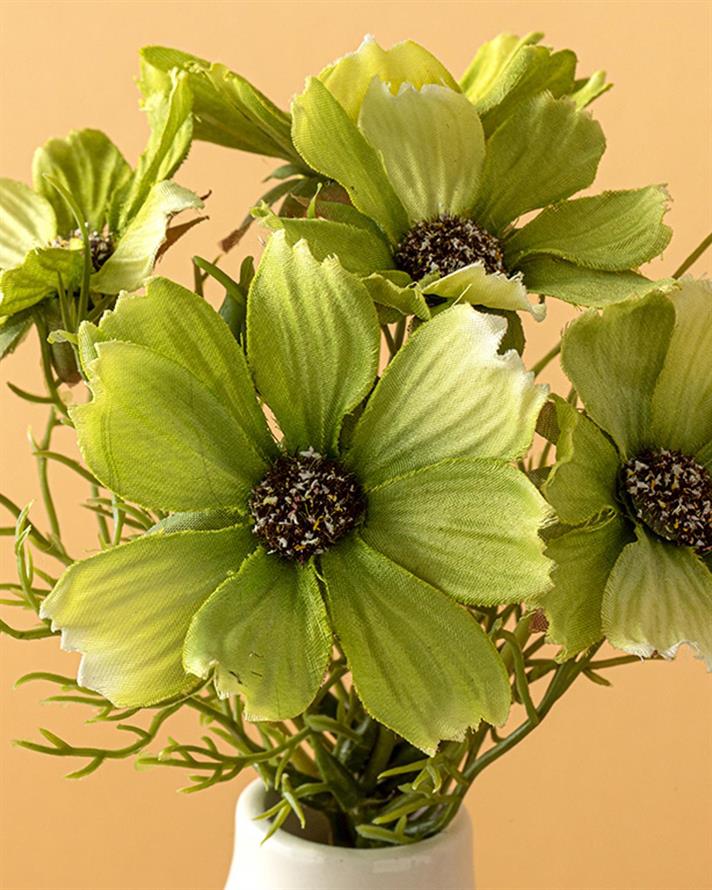 buchet Floare Artificial Cu O Singură 19 cm Verde