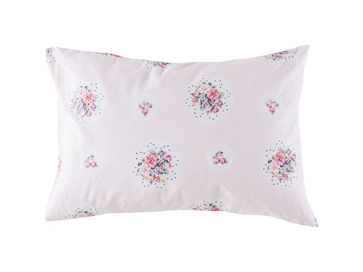 Buchet regal Cu Bumbac Cu 2 Piese Față De Pernă 50x70 cm Roz