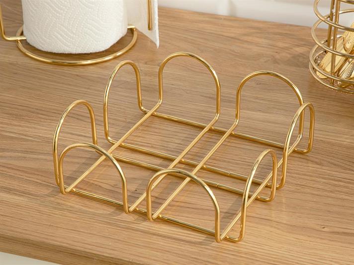 Joy Metal Set of 3 Organizer Set Gold
