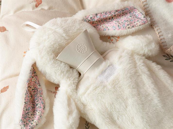 Bunny Pernă Apă Caldă Pentru Copii, Plush, 750 Ml, Verde-Portocaliu