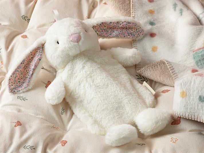 Bunny Pernă Apă Caldă Pentru Copii, Plush, 750 Ml, Verde-Portocaliu