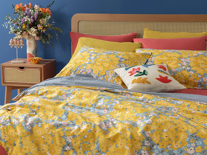 Buttercup Cottony  Super King  SET LENJERIE DE PAT 260x220 cm Yellow.