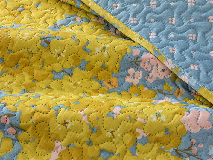 Buttercup Meniu mare  CUVERTURĂ MULTIFUNCTIONALA 240x220 cm Galben