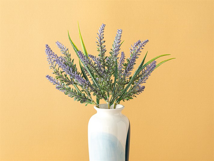 Lavender Field Artificial Flower - One Pc 38 cm Purple