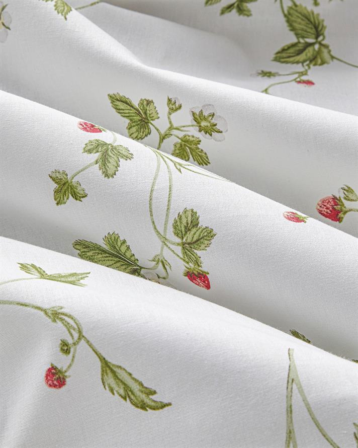 căpșună Bumbac Double Set Lenjerie De Pat 200x220 cm Verde - Roșu