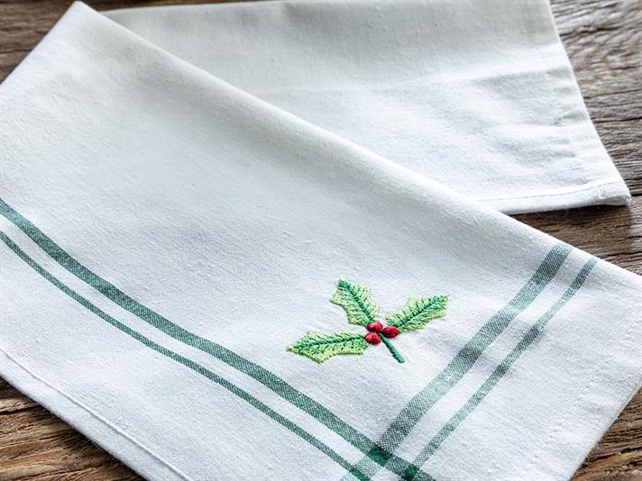 Calmer Cotton Drying Cloth 30x50 cm Green