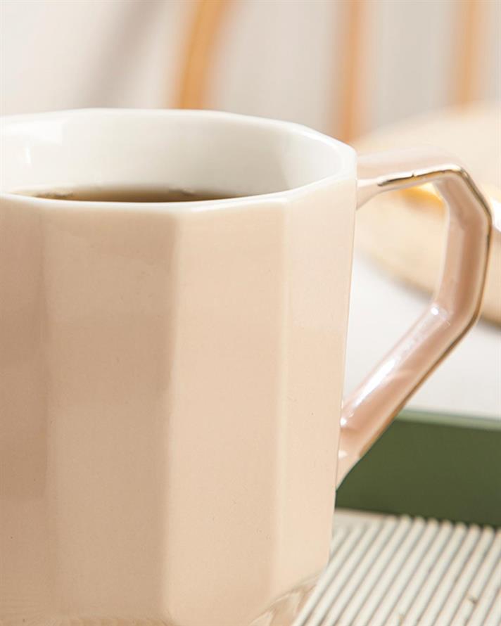 Cană, Adela, porțelan, 350 ml, crem