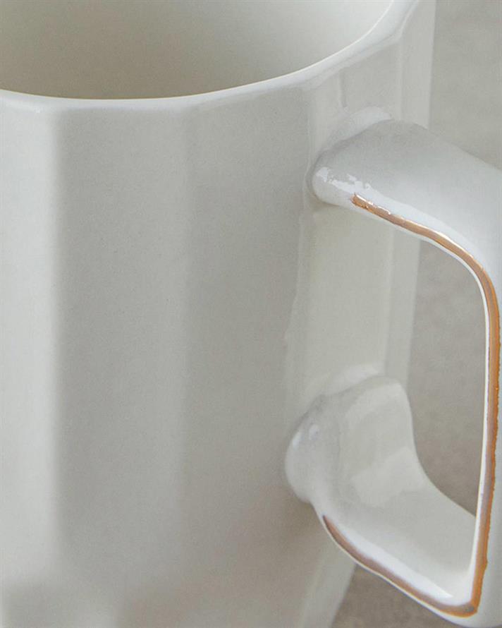 Cană, Angely, porțelan, 270 ml, alb