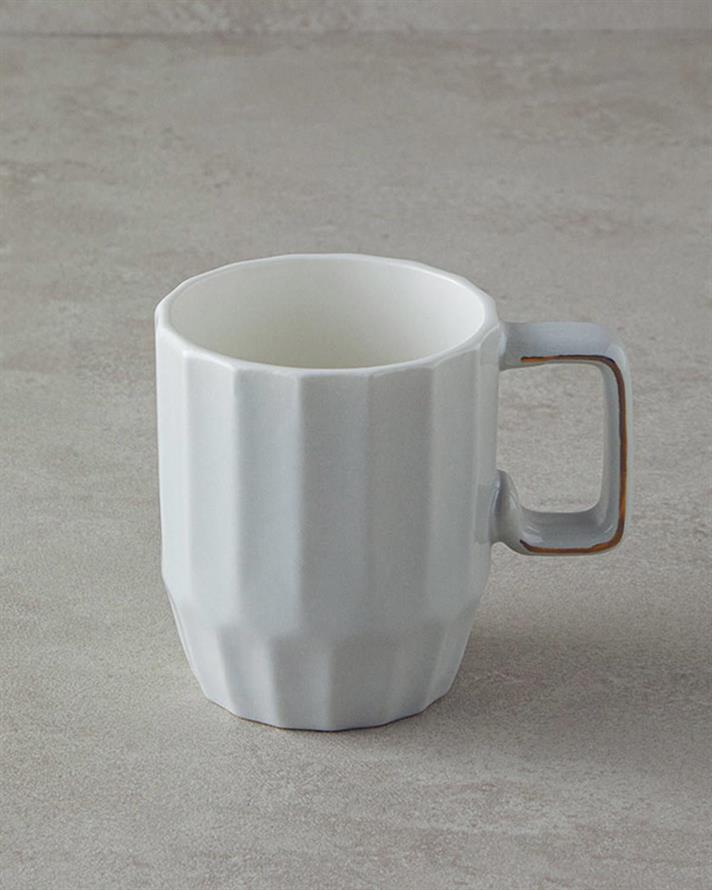 Cană, Angely, porțelan, 270 ml, gri