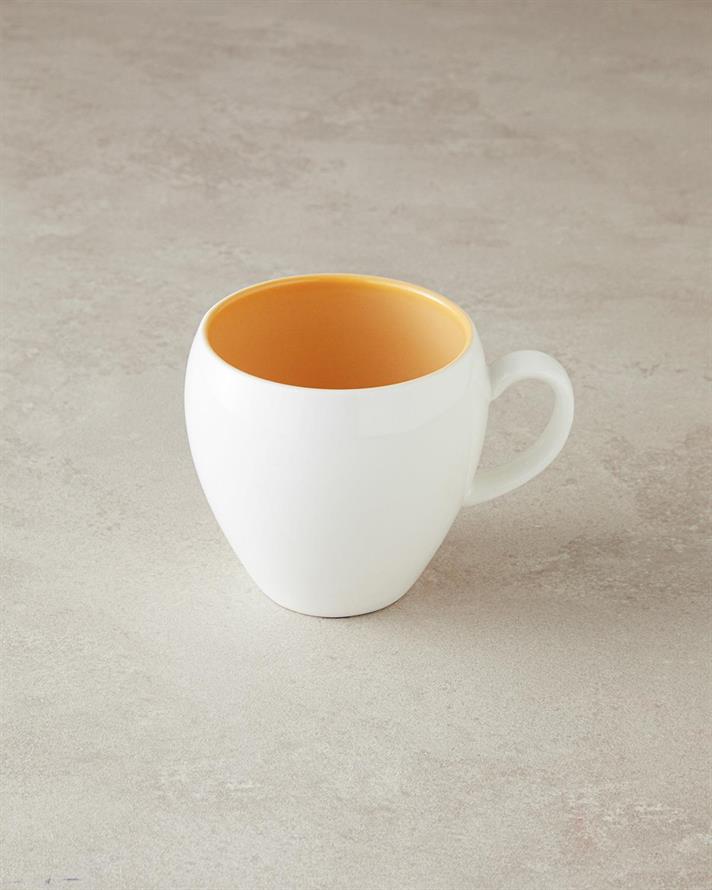 Cană, Bohon, porțelan, 450 ml, galben
