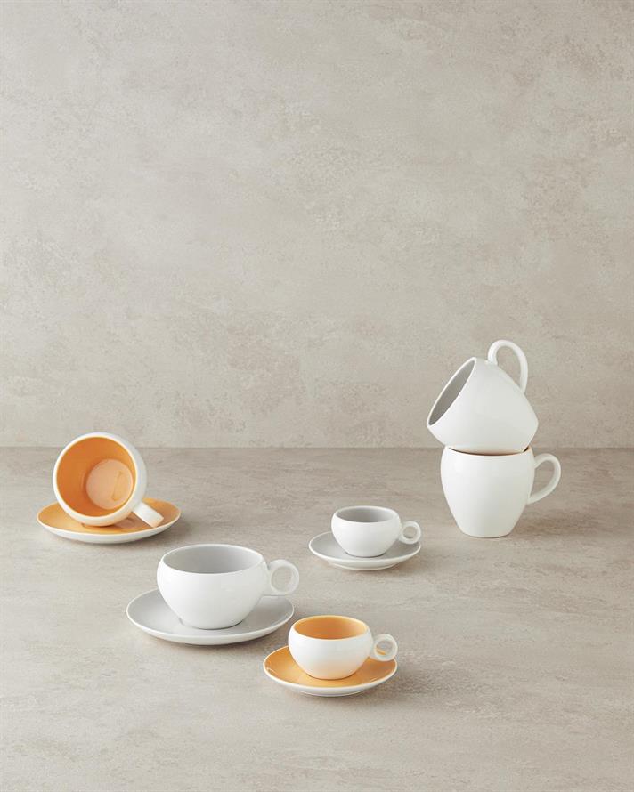 Cană, Bohon, porțelan, 450 ml, galben