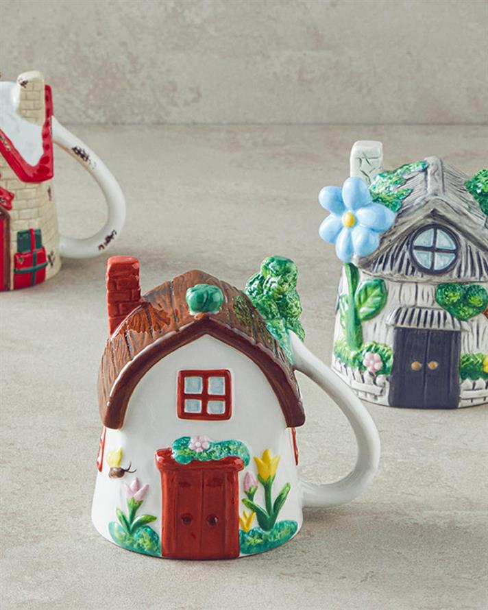 Cană, Elegant Home, dolomită, 300 ml, gri