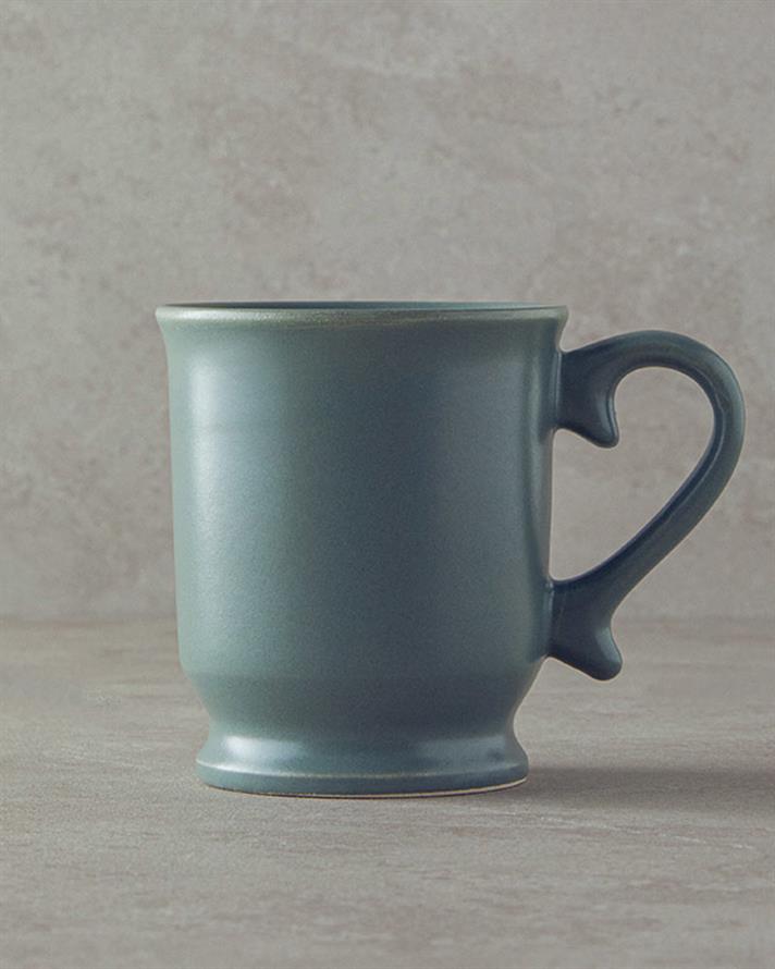 Cană, Elite, ceramică, 400 ml, verde