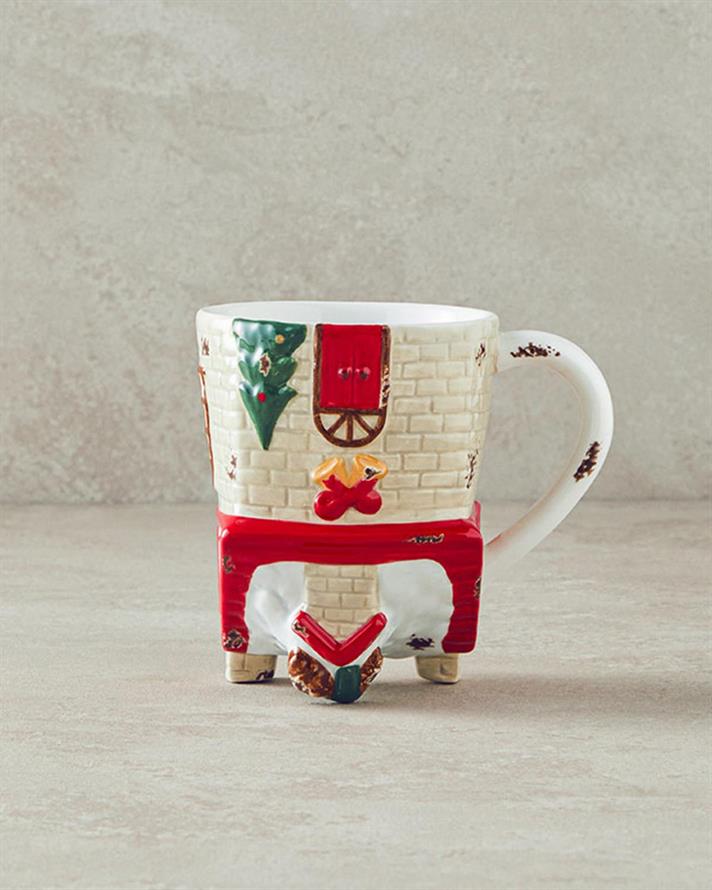 Cană, Fancy Home, dolomită, 300 ml, multicolor