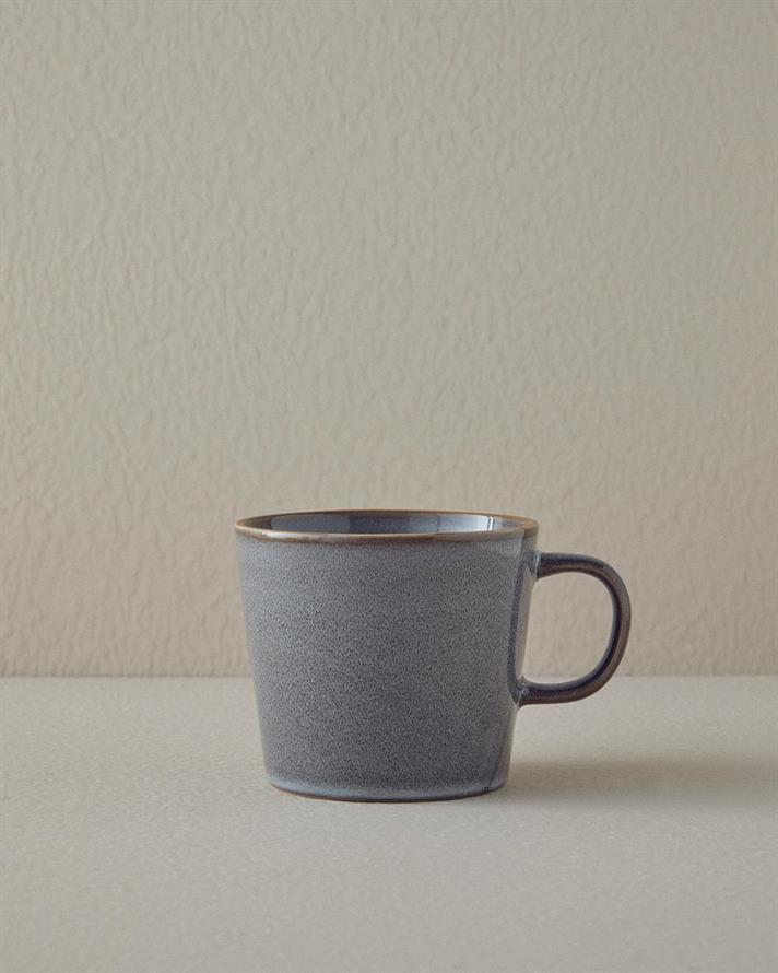 Cană, Freya, ceramică, 320 ml, gri
