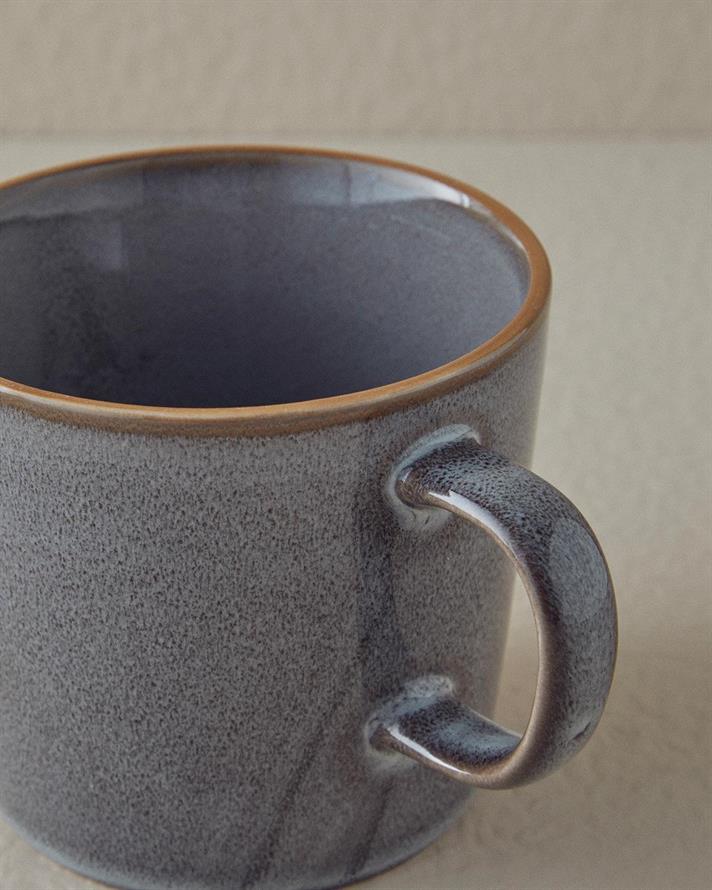 Cană, Freya, ceramică, 320 ml, gri