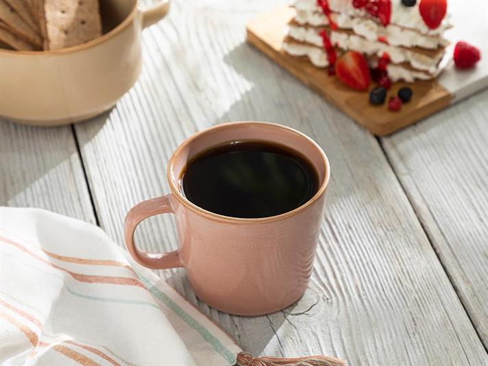 Cană, Freya, ceramică, 320 ml, roz pudră