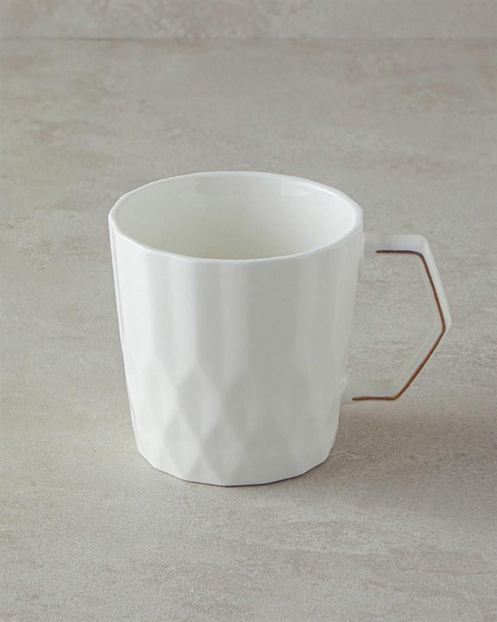 Cană, Hestia, porțelan, 350 ml, alb