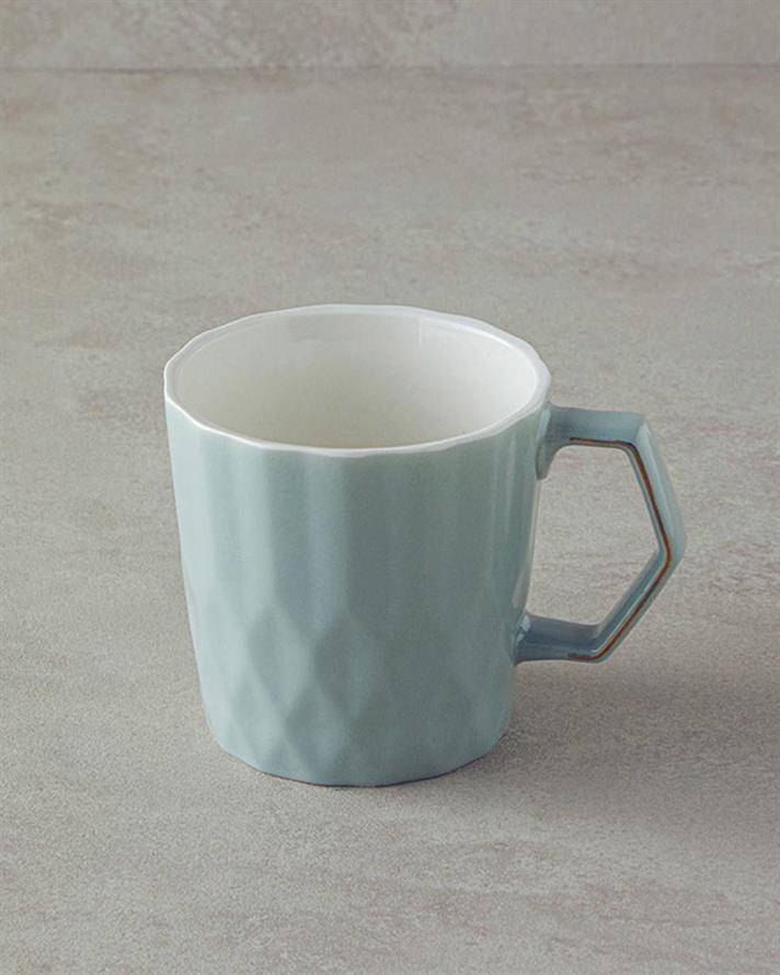 Cană, Hestia, porțelan, 350 ml, verde